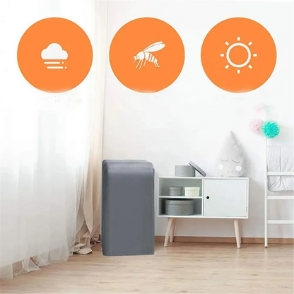 Portable Air Conditioner Cover Waterproof Matte Zipper Bag Protective Cover Perfect for Indoor Air Conditioners Covers-A70Z