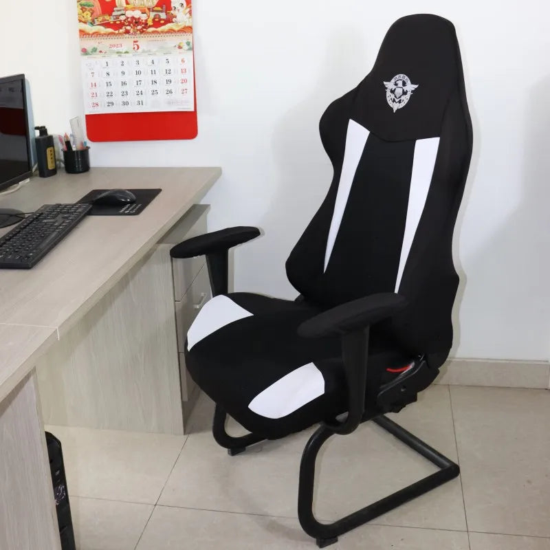 Elastic Gaming Chair Cover Color Matching Esports Game Chair Protector Backrest Armrest Universal Breathable Mesh Armchair Cover