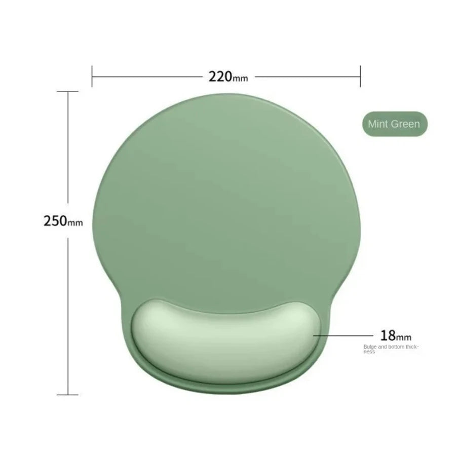 Gradient color mouse pad, comfortable wrist rest, non-slip mouse pad, soft mouse pad and wrist rest, computer desktop mouse pad