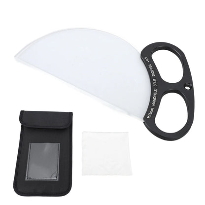 1/2 Split Diopter Filter 150mm Handheld 1/2 Split Diopter Filter Lens Special Effects Filter Film Prism Filter Accessories