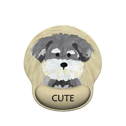 Cute Cartoon Mouse Pad with Wrist Rest Rubber Anti-Slip Wrist Rest Pad Soft Mat Cute Gaming Mousepads Office Use