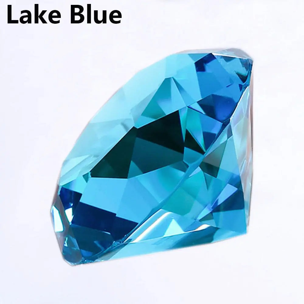 30mm Colorful Crystal Diamond Happy Birthday Wedding Decoration Event Party Supplies