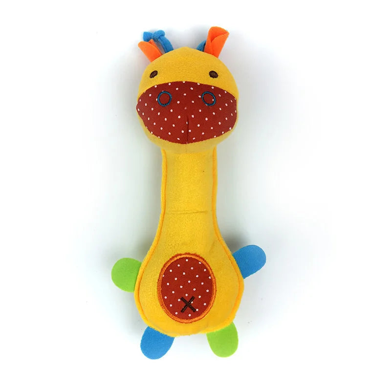 New Party Gifts Dog Toys Pet Puppy Chew Squeaker Squeaky Plush Sound Cartoon Dinosaur/Deer/Monkey Toys Small Pet Gift