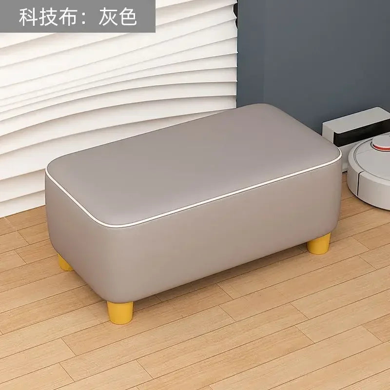 50CM Household Small Stool Sofa Low Stool Multi-Color Living Room Long Bench Shoe Changing Bedroom Furniture