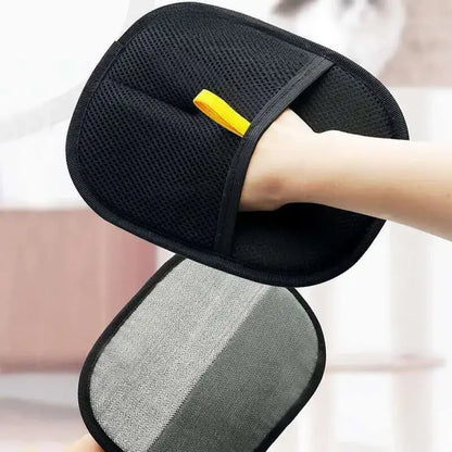 Pet Hair Cleaning and Removal Glove, Double‑Sided Pet Grooming Glove, Reusable Tool Suitable for Sofa, Dog and Cat Hair Cleaning