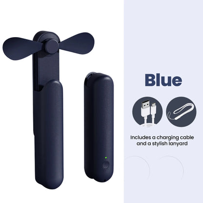 Portable Mini Fan Handheld Small Fan Extendable USB to Type C Charging Fan 2-in-1 Multi-Functional Mobile Phone Charging Fan