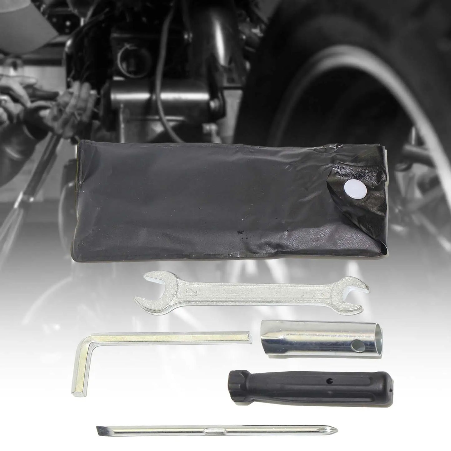 5Pcs Motorcycle Repair Tool Kit Maintenance Tool with Organizer Bag Sleeves Set Universal Motorcycle Kit for Electric Bikes