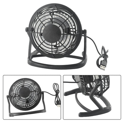 Portable Fans USB Fan 15*9*14.5cm ABS+Electronic Components Blue/Black Convenient Home UseUltra Quiet Practical