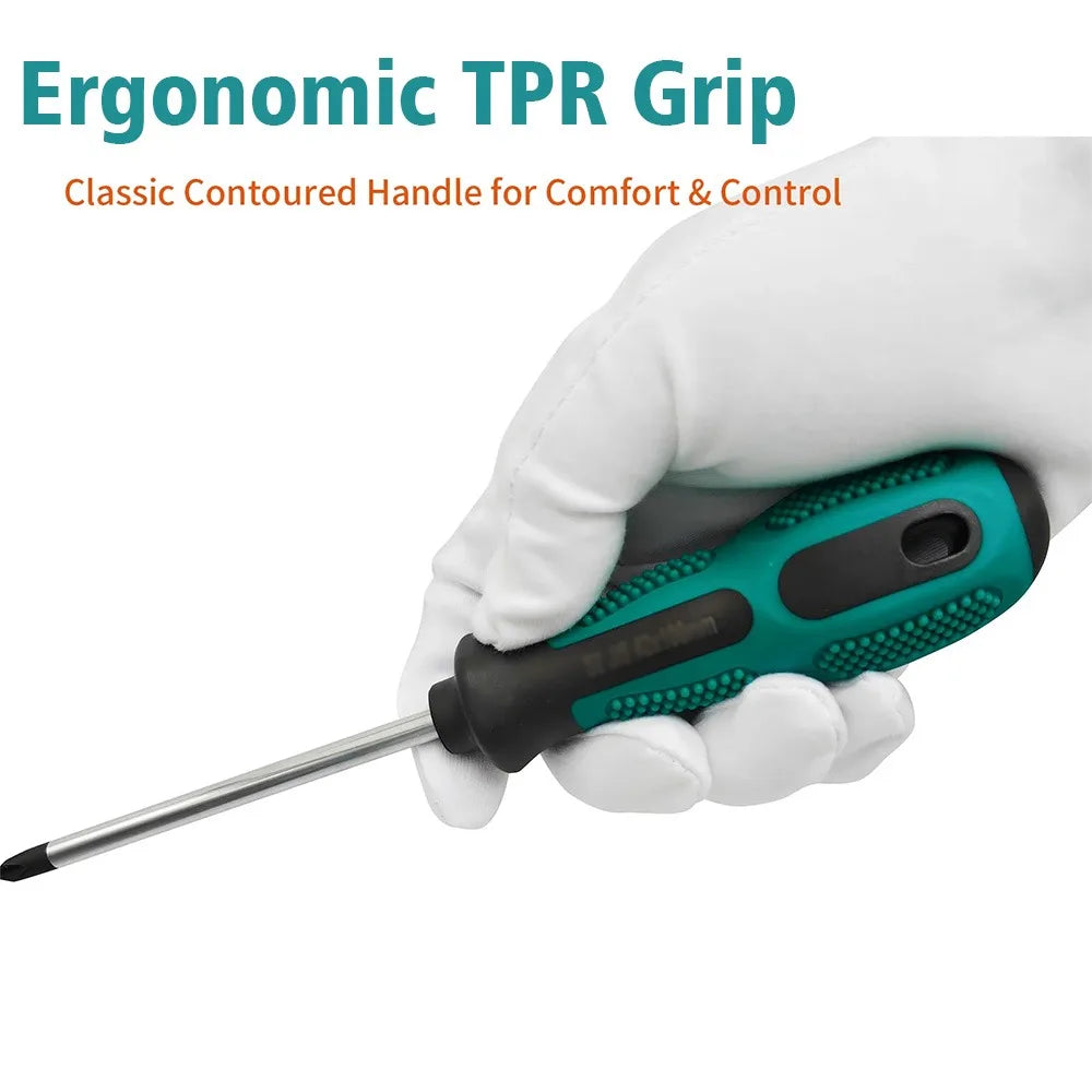 3-piece Phillips screwdriver set (4mm + 5mm + 6mm), for home installation and disassembly, and for vehicle screws.