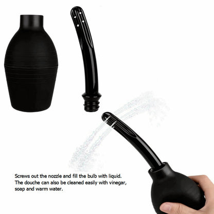 Intimate Goods Enema Cleaning Container Masturbator Anal Shower Vagina Cleaner Douche Anal Cleaner for Men Women Enema Bulb