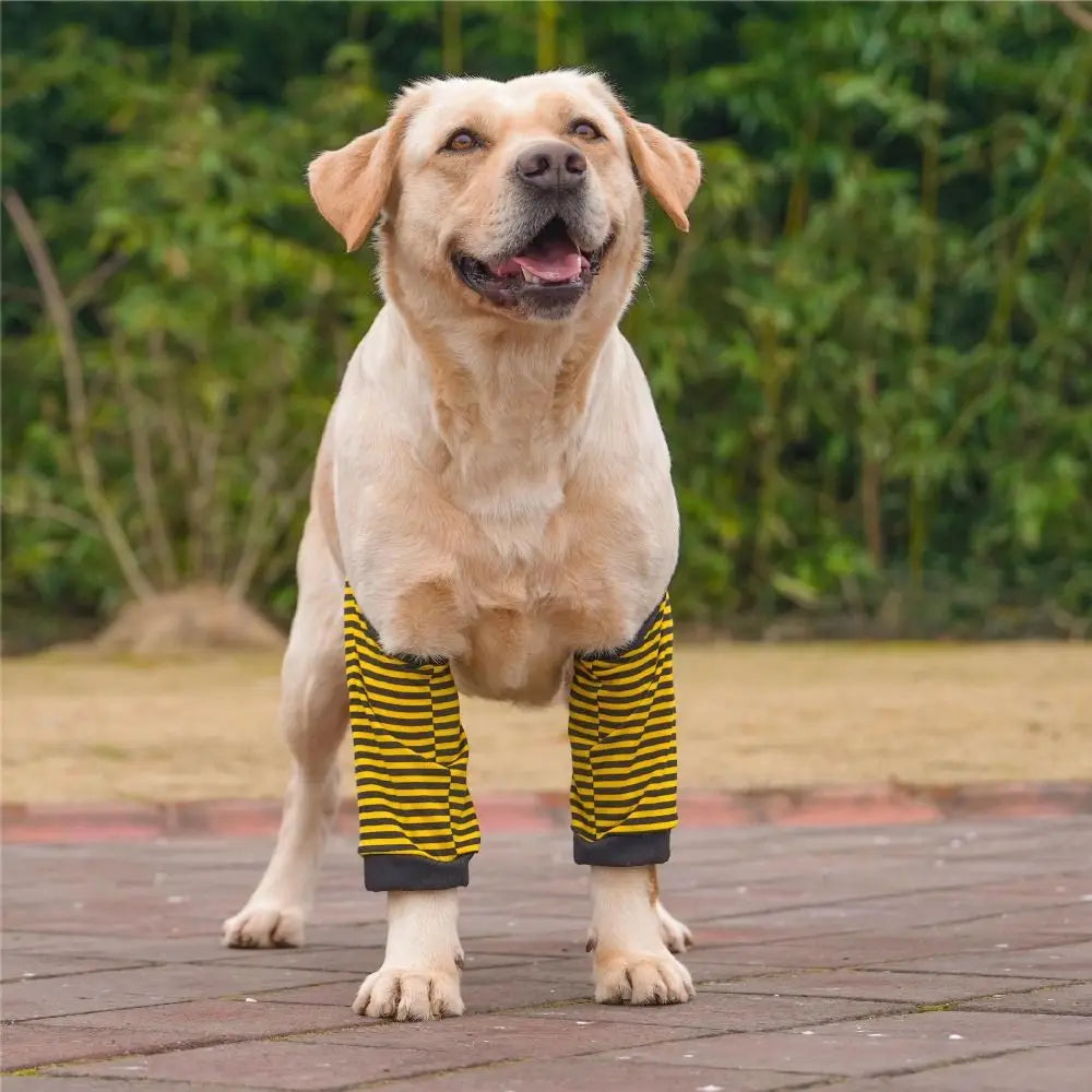 Cartoon Pattern Dog Elbow Sleeves Cotton Soft Dog Elbow Protector Shoulder Support Brace Pet Knee Pads For Puppy Dogs