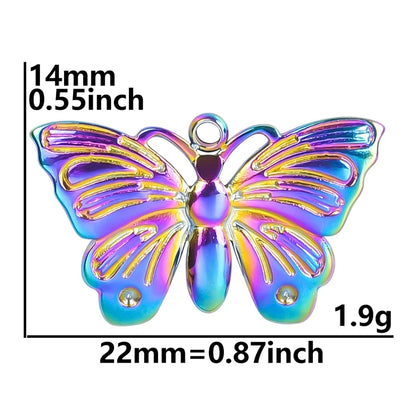 Color Brief Fashion Sense Of Design Pendant Mushroom Chain Heart-Shaped Feather Plant Rose  Marine Dolphin Pendants Diy Jewelry