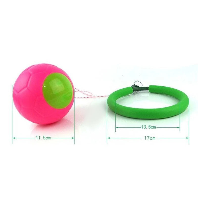 1 PCS Skip Ball Outdoor Fun Toy Ball Classical Skipping Toy Exercise Coordination And Balance Hop Jump Playground  Toy Ball