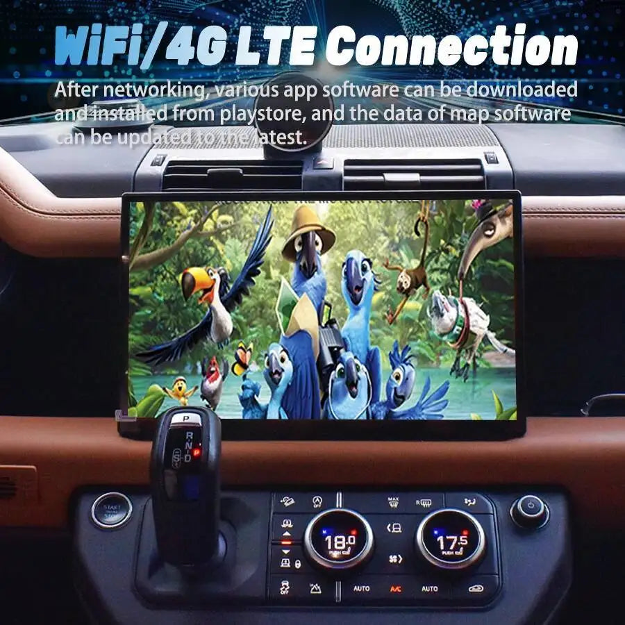 Navirider GPS Navigation Auto Carplay For Land Rover Defender 90/110/130 L663 2018-2024 Car Radio 4G 13 Inch Android 15 Screen