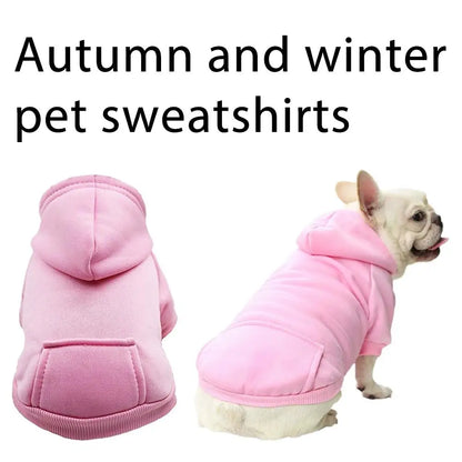 Pet Dog Clothes For Winter Clothing Warm Clothing for Chihuahua Coat Puppy Outfit Pet Clothes for French Bulldog Hoodies