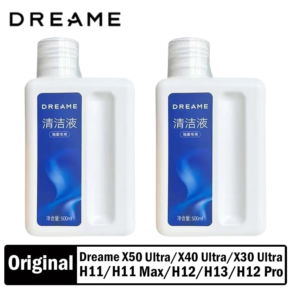 Original Dreame Cleaning solution 500ml L10s Pro Ultra /30Pro Ultra/X30 Ultra/X40 Ultra Complete Cleaning Fluid Accessories