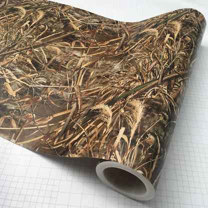 Shadow Grass Realtree Camouflage Vinyl Film Wrap With Air Bubble Free Car Styling Adhesive Sticker Car Motorbike Decal Wrapping