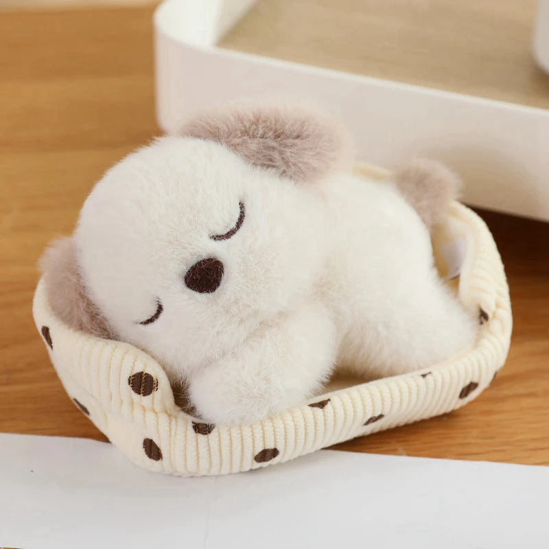 Sleeping Animals in Pet Pad Doll Toy Mini Kitten in Pet Pad Kawaii Toys For Office Desk Car Hand Toy Gift for Kids Boys Girls
