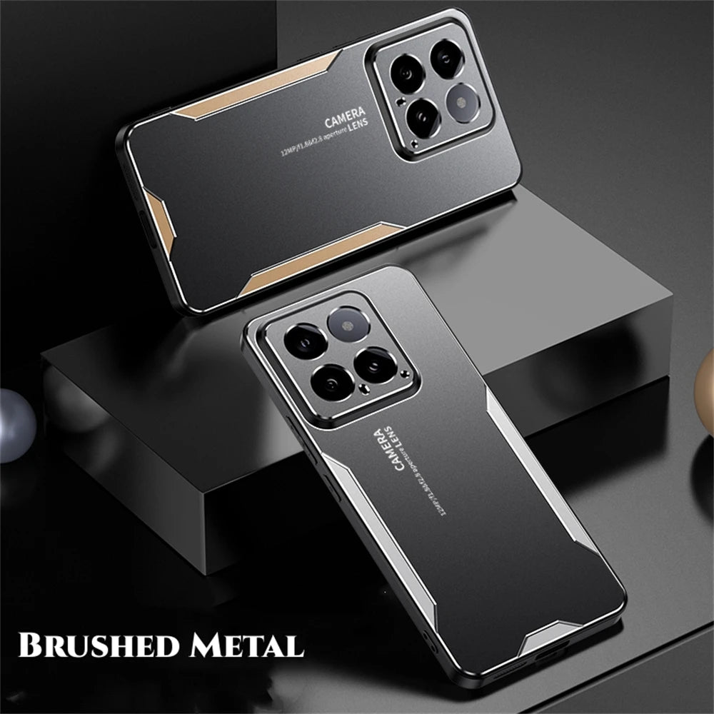 ShockProof Alloy Metal Case For Xiaomi 17T 15T 13T 14T 12T 11T 12X 15 14 13 12 Mi 11i 17 Pro Max Silicone Back Cover Shell Cases