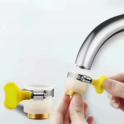 30mm Universal Hose Adapter Metal Faucet Connector Kitchen Hose Adapter Silicone Multi-purpose Connector Pipe Fittings Tools