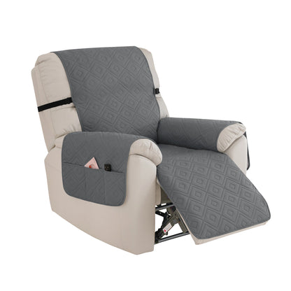 1PC Water Repellent Recliner Chair Cover Armchairs Slipcover Sofa Couch with Adjustable Elastic Strap Furniture Protector