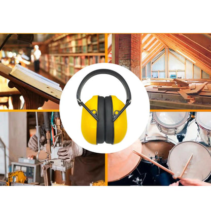 Ear Muffs Hearing Protection Noise Cancelling Headphones Foldable Earplugs Ear Defenders for Loud Airports Racing woodworking