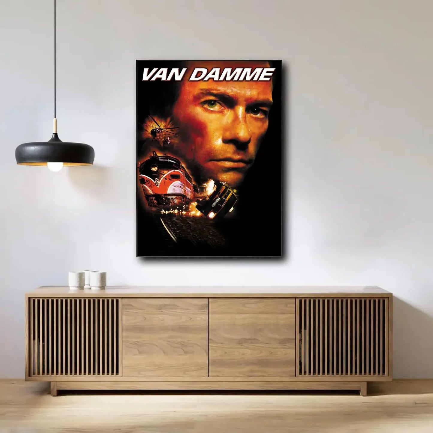 Van Damme Poster Canvas Painting Wall Art for Picture Coffee House Bar Living Room Bedroom Restaurant Home Wall Decor