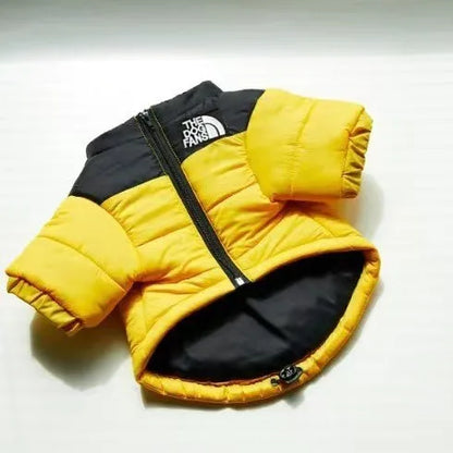 Fashion Pet Coat Clothes, Trendy Embroidered Dog Autumn and Winter Cotton Clothing, Pet Clothing, Thickened Warm Down Clothing