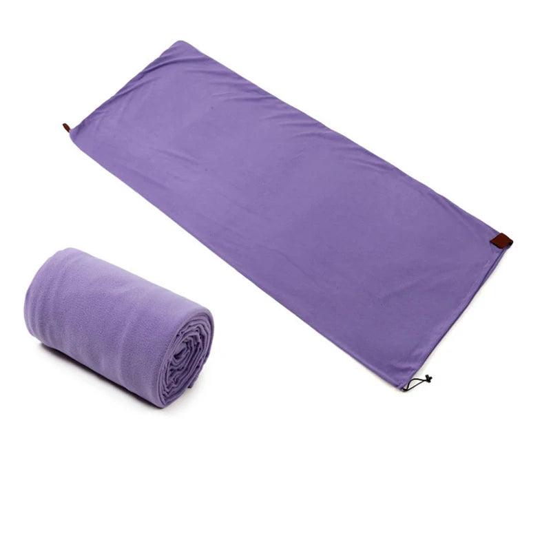 Outdoor Double-sided Fleece Sleeping Bag Indoor Midday Rest Dust-proof Sleeping Bag Highly Warm Lightweight and Portable