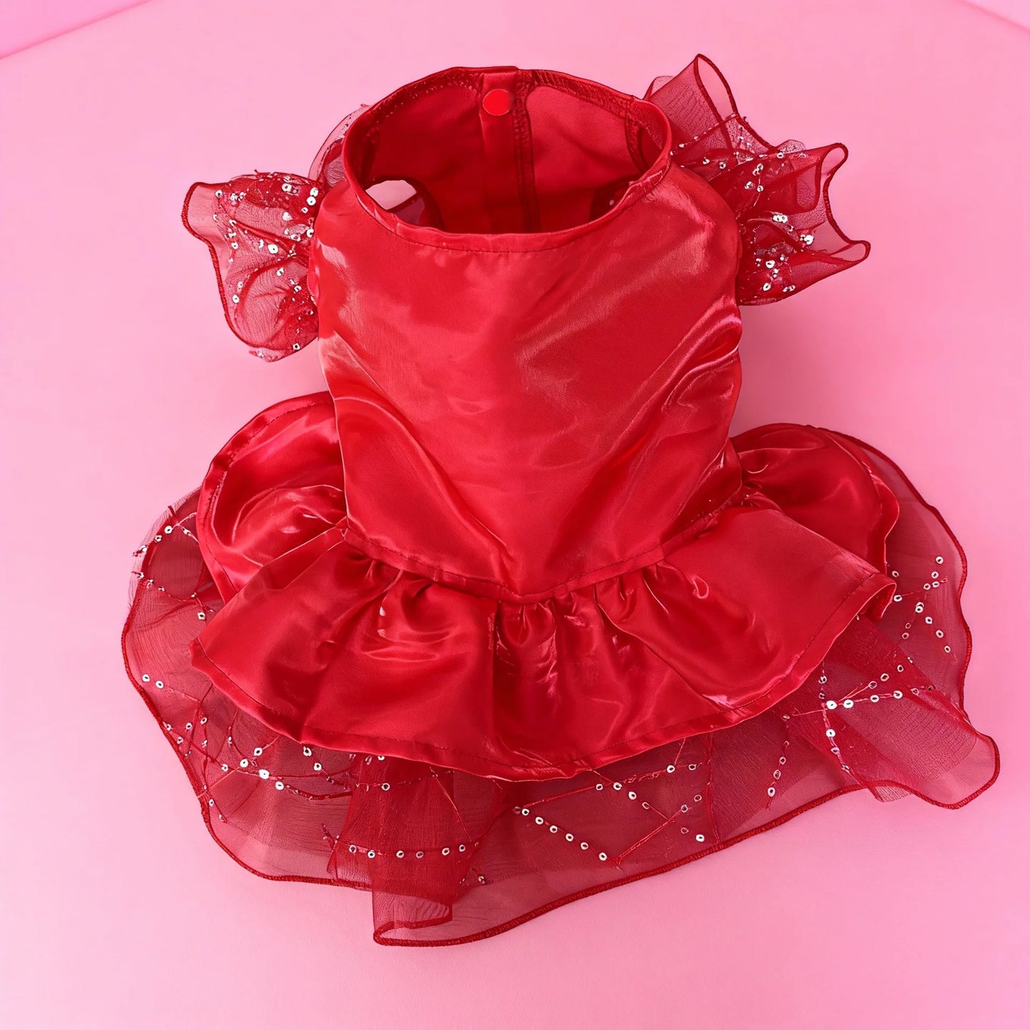 Pet Dog Cat Clothing Flutter Sleeve For Small Dog Teddy Bear Thin Pet Wedding Dress Formal Dress Party Outfit Group Dress Up