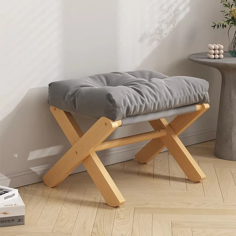 Small Footstool Portable Desk Rest Foot Ottoman Footstool Portable Footrests Foot Stool chair Leg Rest High Padded Vanity Chair