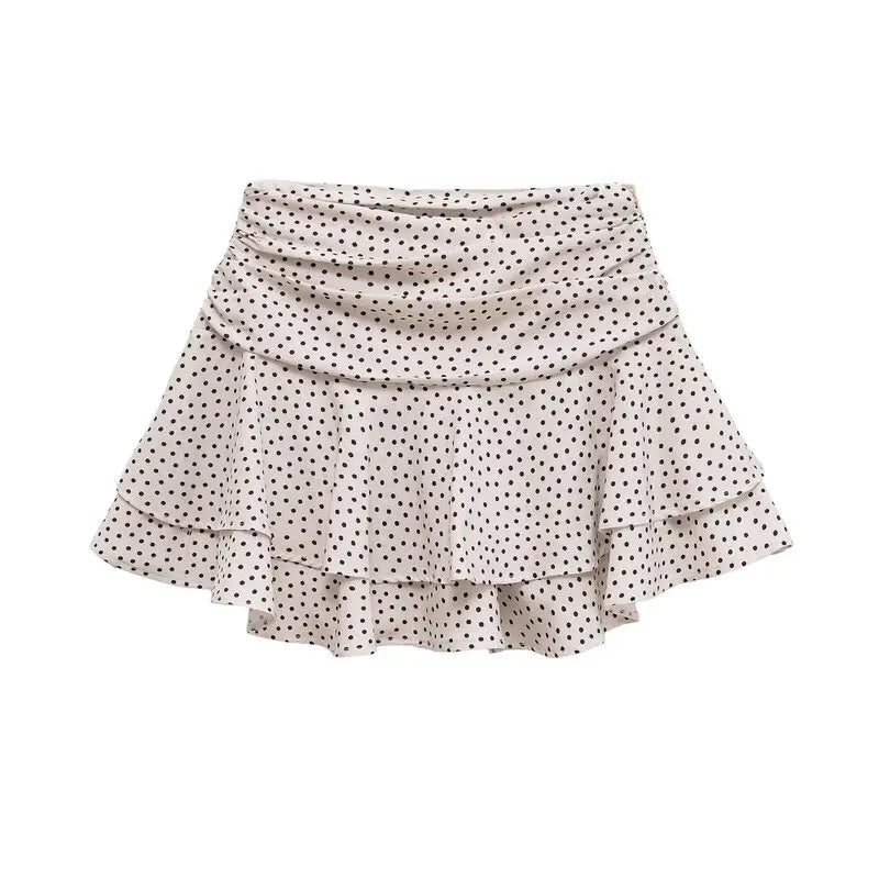 Casual Summer 2025 Women's Midi Skirt with Lace Hemline in Tee Colors A-Line Silhouette Slim Fit Sle for Casual Ocns