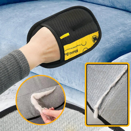 2Pcs Cat Grooming Glove for Brushing & Massage,Pet Hair Remover Gloves - Double-Sided Enjoy Combing, Remove Loose Hair FromPet