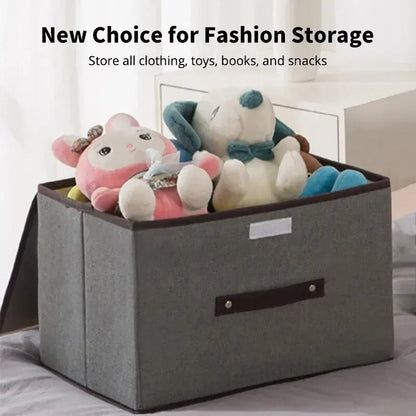 Fold Non Woven Fabric Storage Box Gray Home Supplies Clothing Underwear Sock And Kid Toy Storage Organizer Cosmetics