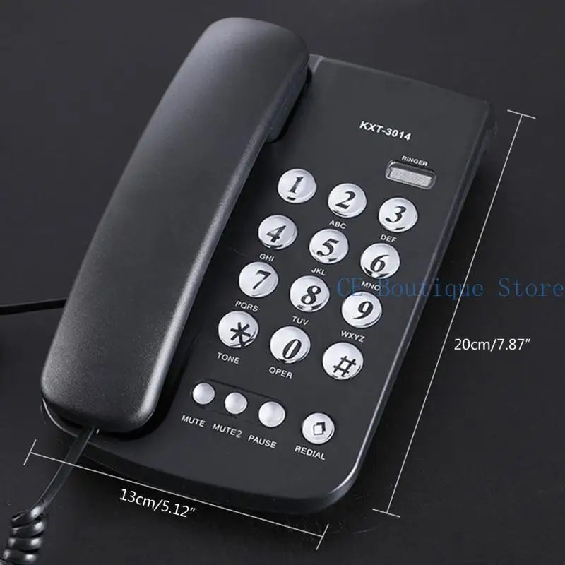 652F Landline Phones Fixed Telephone for Office Home Bathroom Emegency Telephone