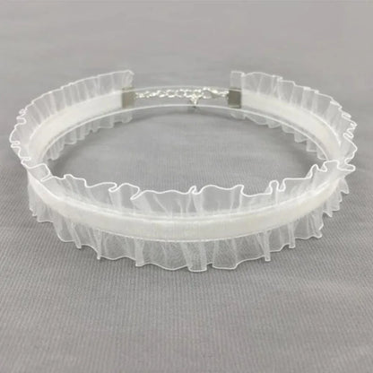 Short Lace Choker Nekclace for Women Girl Black White Color Fashion Romantic Necklace Gift for Party Wholesale Neck Jewelry