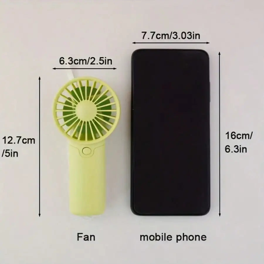 Portable Fan Convenient Creative Small Fan Pocket Hand-held Fan Lightweight AA Battery Handheld Mini Fan Air Coolers No Battery