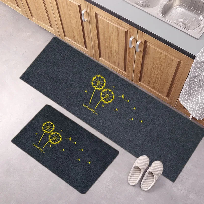 Door Floor Mat Japanese-style Door Mat Rectangle Non-Slip Foot Pad Home Welcome Carpet for Hallway Bath Kitchen Doormat