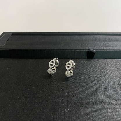 Fine Jewelry 925 Sterling Silver Jewelry Women's Engagement Earrings. Exquisite Wedding Jewelry Accessories Holiday Gifts