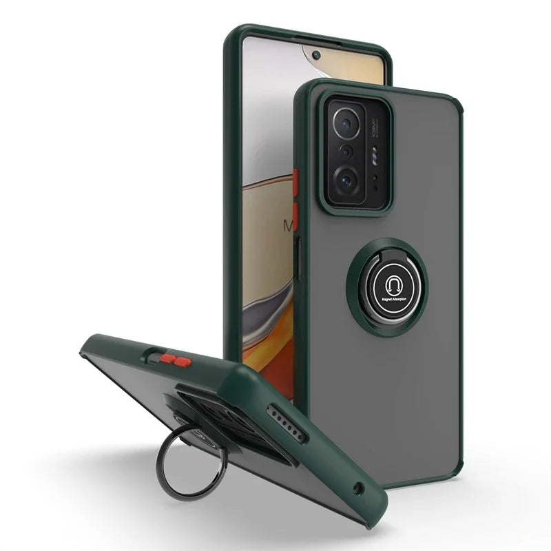 Shockproof Case For Xiaomi 15T 14T 13T 12T 11T 12X 15 14 13 12 Mi 11 Lite 5G NE 10T 9T Pro 11i Translucent Magnet Case Cover