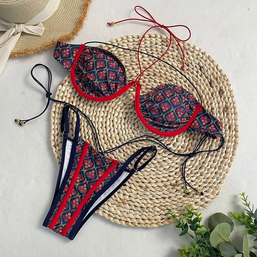 DEBAIOR Push Up Bikinis Sexy Women Swimsuits Female Swimwear Bikini Set Bandage Bathing Suit Swimming Suits Beachwear Thong