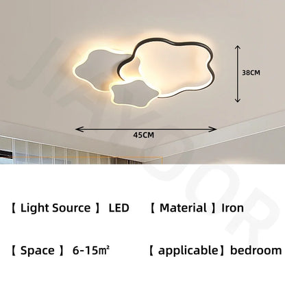 Bedroom ceiling light modern simple lighting fixtures creative main light children's room full spectrum eye protection LED light