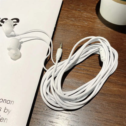 3 Meters Wired Earphone High Quality Stereo Earbuds In-Ear Earphone Super Bass for Phone Computer Laptop