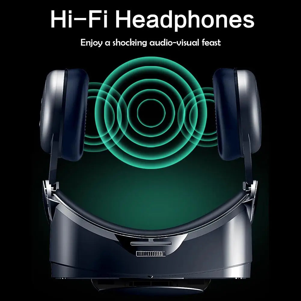 Virtual Reality 3D VR Glasses Headset Smart Helmet Smartphones Mobile Phone Lenses with Headphone Viar Binoculars Goggles Device