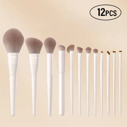 5/7/10/12Pcs Makeup Brushes Tools Set Professional Eyeliner Eyeshadow Contour Powder Brush Women Facial Beauty Cosmetics Tools