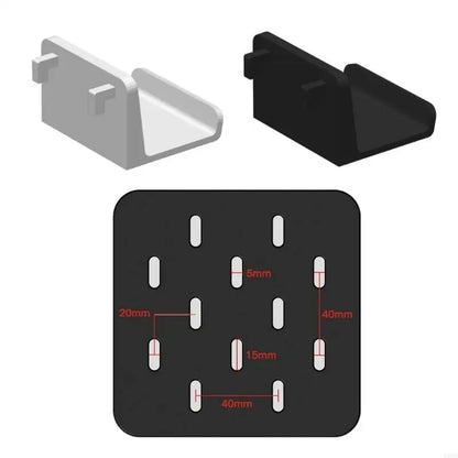 Gaming Accessories Mount Holder for Game Controller Hole Board Mounting Bracket
