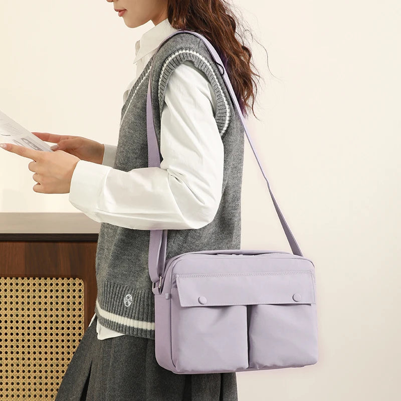 Fashion Women's Crossbody Bag High Quality Fabric Shoulder Bag large Capacity Tote Bag Casual Wallet Solid Color Women's Handbag