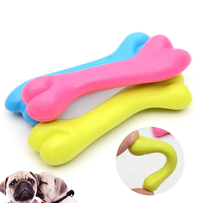 Pet Toys For Small Dogs Rubber Pacifier Ring Shape Bite Resistant Dog Toy Puppy Teeth Cleaning Chew Training Toys Pet Supplies