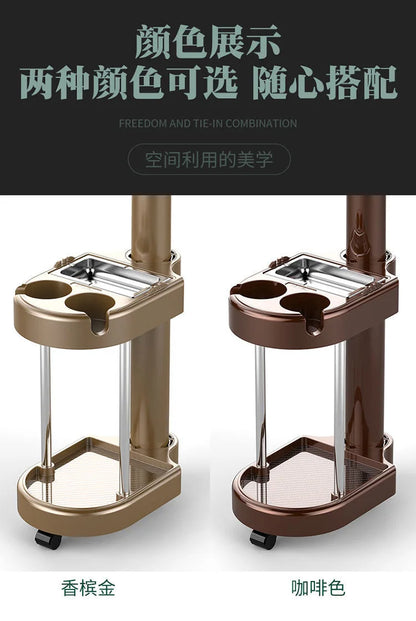 Coffee Table Mahjong Machine Rotating Dining Table Water Cup Holder Chess Room Shelf