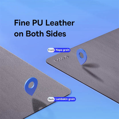 Baseus Mouse Pad PU Leather 26*21cm Waterproof Mousepad Non-Slip Desk Mat PC Gamer Desktop Computer Accessories Mice Mouse Pads